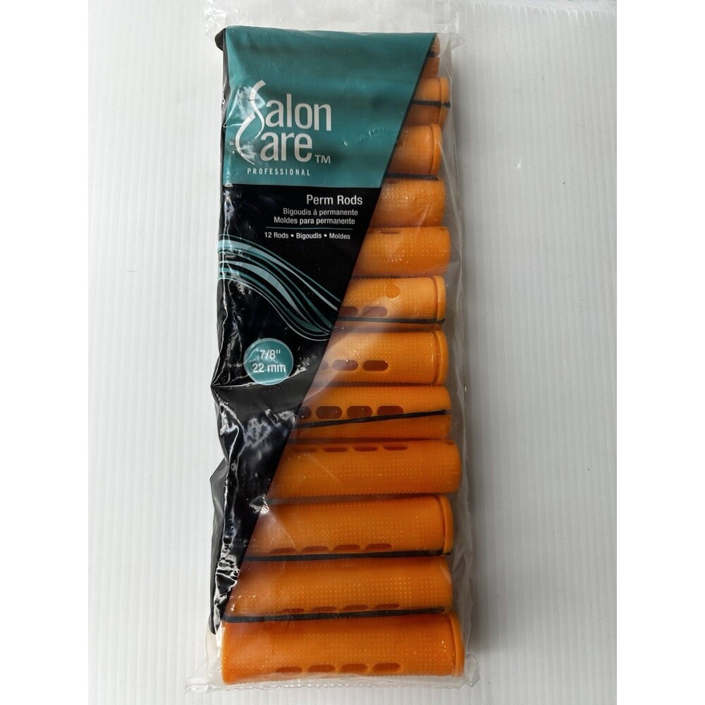 1 Pack (12) Salon Care Perm Rods 7/8"